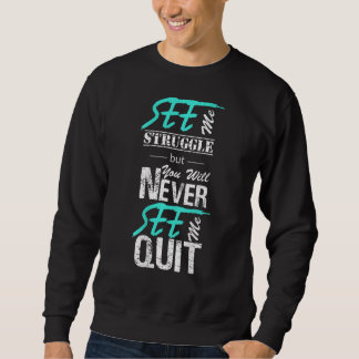 Du wirst mich kämpfen sehen, aber du wirst mich ni sweatshirt