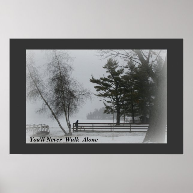 Du wirst nie allein laufen poster (Vorne)