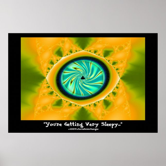 "Du wirst sehr schläfrig..." Plakat (Vorne)