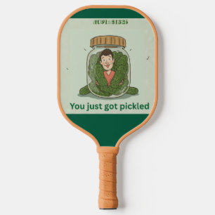 Du Wurdest gerade Eingemacht Lustiges Pickleball-P Pickleball Schläger