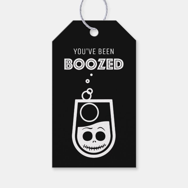 Du wurdest verBOOZIERT! Geschenkanhänger (Vorderseite)