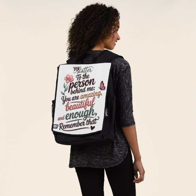 Du zählst rucksack (Ausgewaschen)