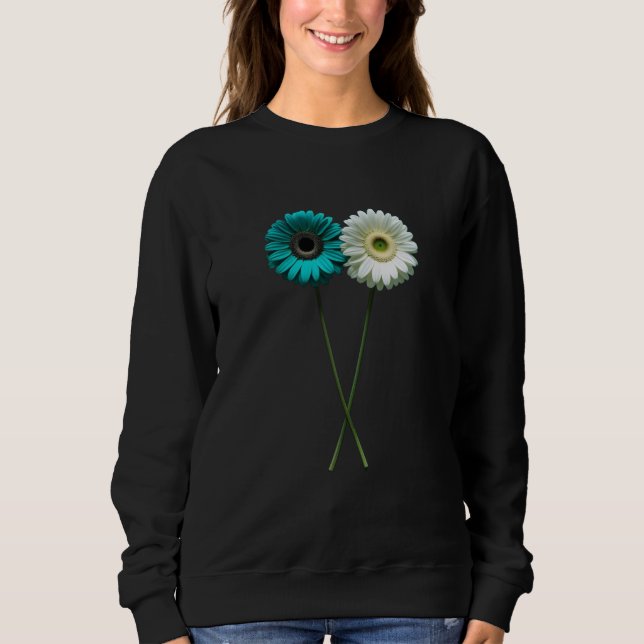 Dual Bloom Silent Balance Paired Petals Two in Sti Sweatshirt (Vorderseite)