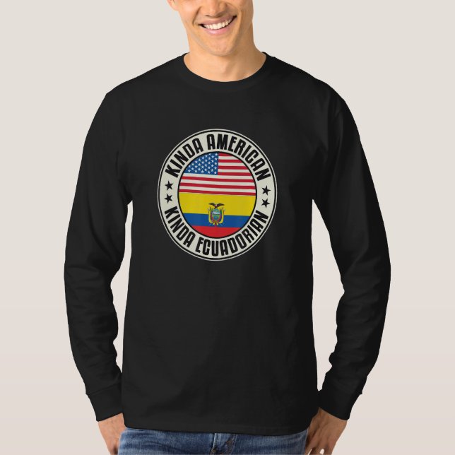 Dual Citizenship American Ecuadorian Ecuador Usa F T-Shirt (Vorderseite)