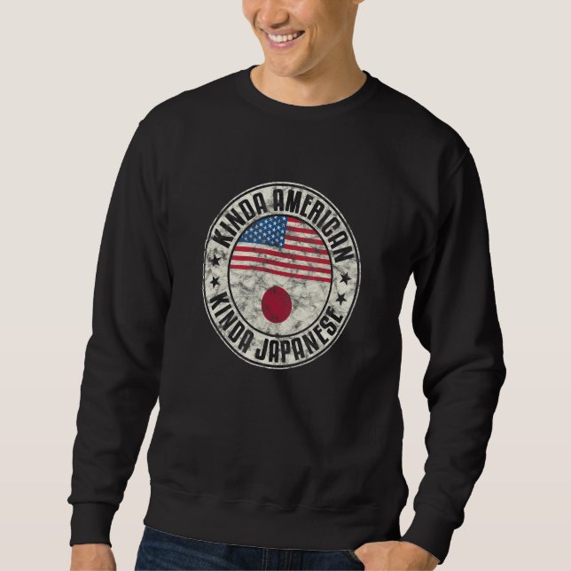 Dual Citizenship American Japanese Japan Usa Flag_ Sweatshirt (Vorderseite)