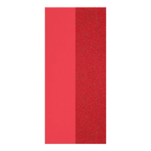 Dual Finish 4″×9″ Red Vertical Rack Card (Custom) Werbekarte