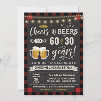 Duale Joint Cheers & Biers Einladung zum Geburtsta