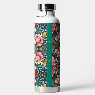 Duale Rose: Eine spektakuläre Blumenübereinkunft Trinkflasche