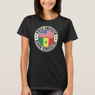 Duale Staatsbürgerschaft Amerikanisch Senegalesisc T-Shirt