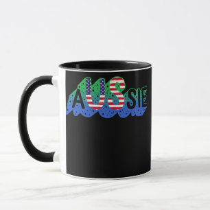 Duale Staatsbürgerschaft Half Aussie American Aust Tasse