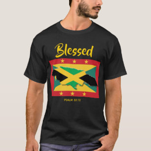 Duales Erbe JAMAICA GRENADA Christliche Schrift T-Shirt
