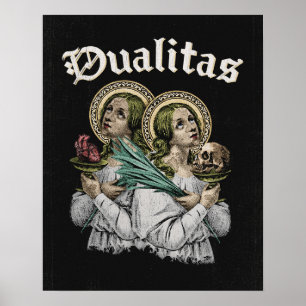 Dualitas - Gotisches Design Poster