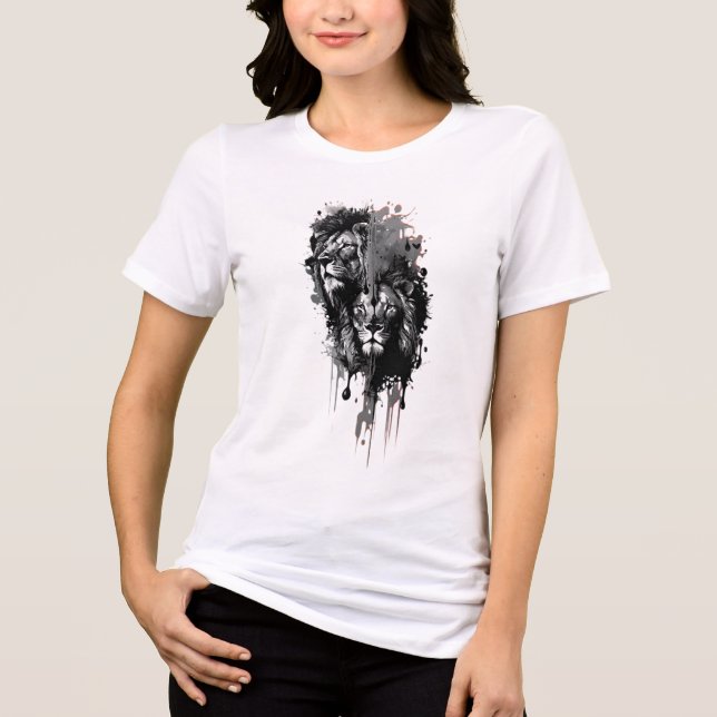 Dualität des Königs, Der geteilte Souverän  Tri-Blend Shirt (Vorderseite)
