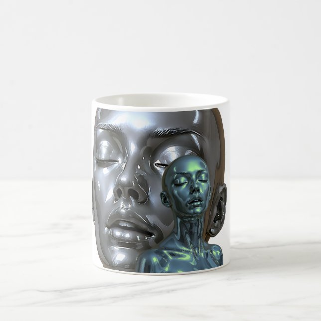 Dualität reflektiert kaffeetasse (Mittel)