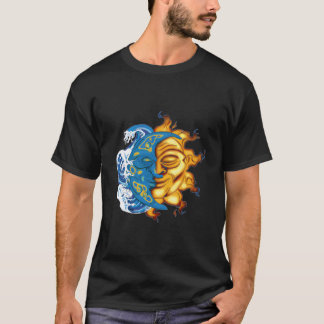 Dualität von Sonne und Mond T-Shirt