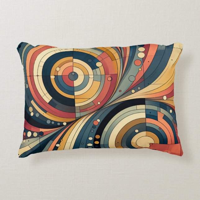 Duality - Bauhaus - Akzent wirbelkissen Dekokissen (Vorderseite)