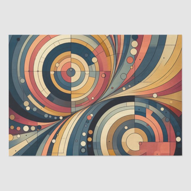 Duality - Bauhaus - Gewebeverpackungspapier Seidenpapier (Vorderseite)