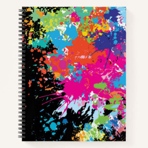 Duality Journal - Paint Spill Chaos Edition Notizbuch