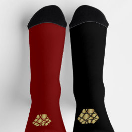 Duality Socks – Red & Black Socken