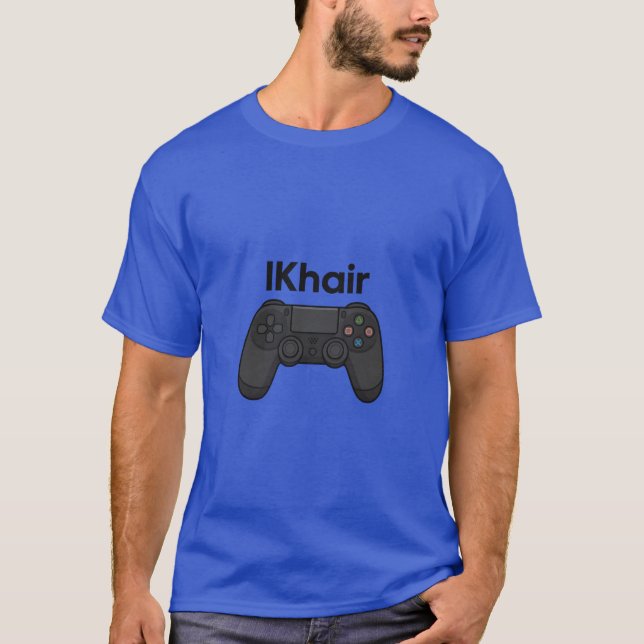 Dualschock-Controller-Illustrationsboy-Freund T-Shirt (Vorderseite)