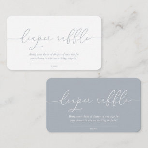 Dualseitige Duschkabine mit Windeln Begleitkarte