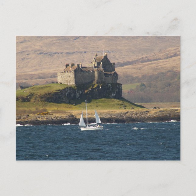 Duart Castle Scotland Postkarte (Vorderseite)
