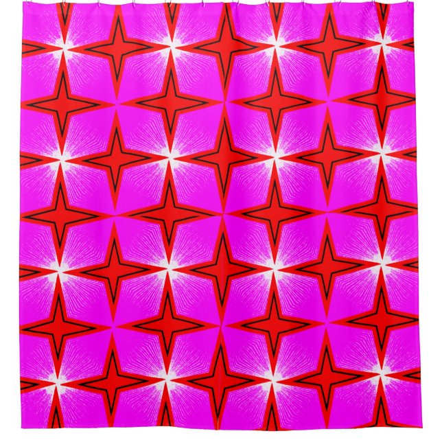 Dub-Dub-Dub Farbvoller 3D-Duschvorhang - Lebhaft Duschvorhang (Vorderseite)