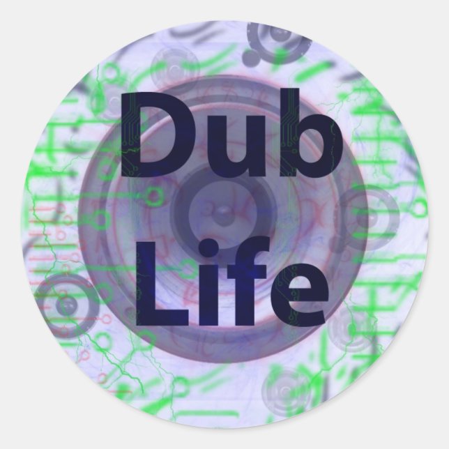 Dub Life Sticker (Vorderseite)