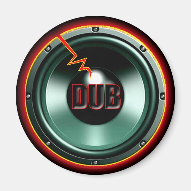 DUB RED HOT WOOFER T - Shirt Magnet (Vorne)