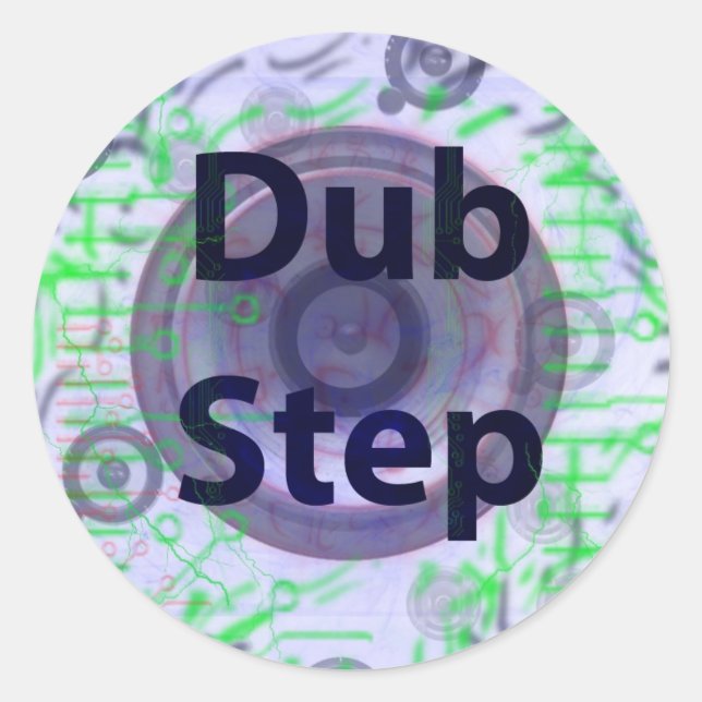 Dub Step Sticker (Vorderseite)
