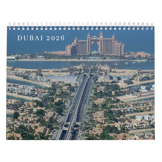 Dubai 2026 calendar kalender (Titelbild)
