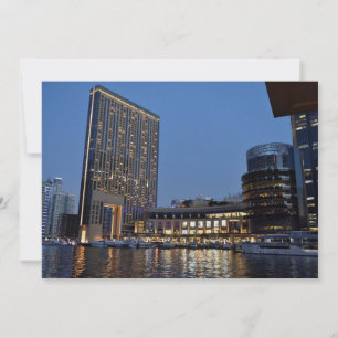 Dubai-Architektur nachts