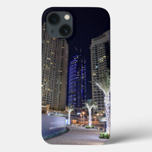 Dubai-Architektur nachts iPhone 13 Hülle