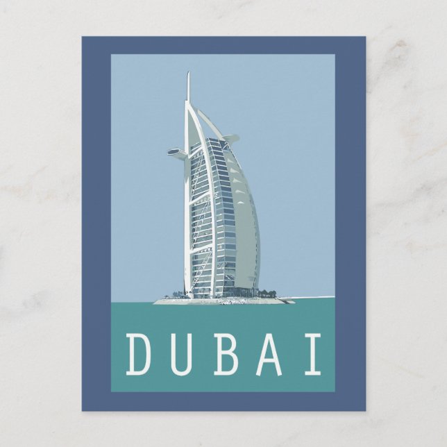 Dubai Burj al Arab Postkarte (Vorderseite)