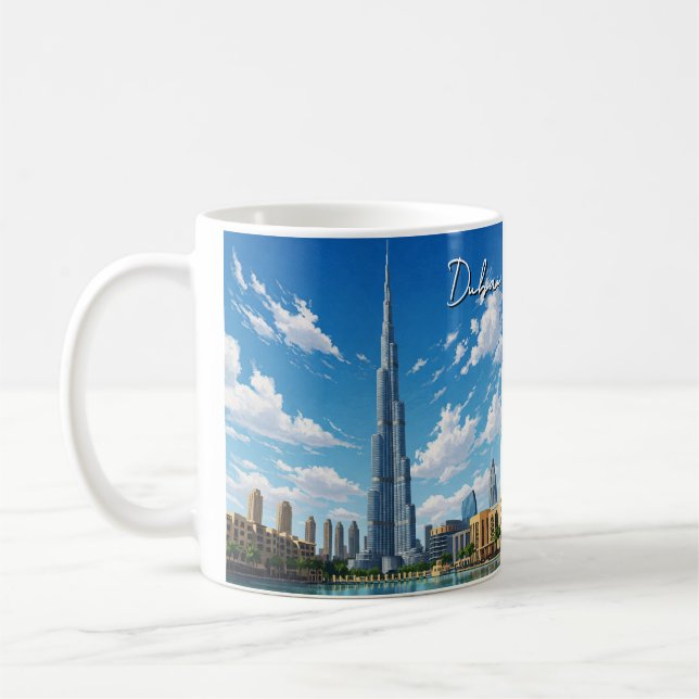 Dubai Burj Al Arab UAE Travel Kaffeetasse (Links)