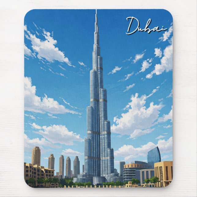 Dubai Burj Al Arab UAE Travel Mousepad (Vorne)