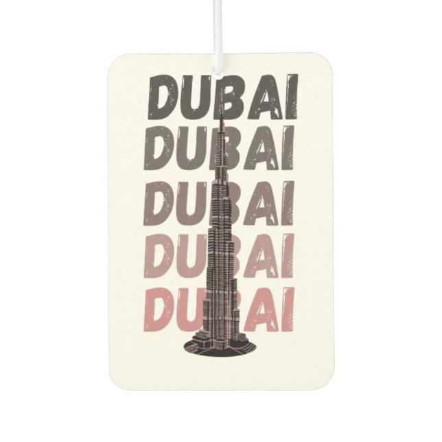 Dubai Burj Khalifa Autolufterfrischer (Vorderseite)