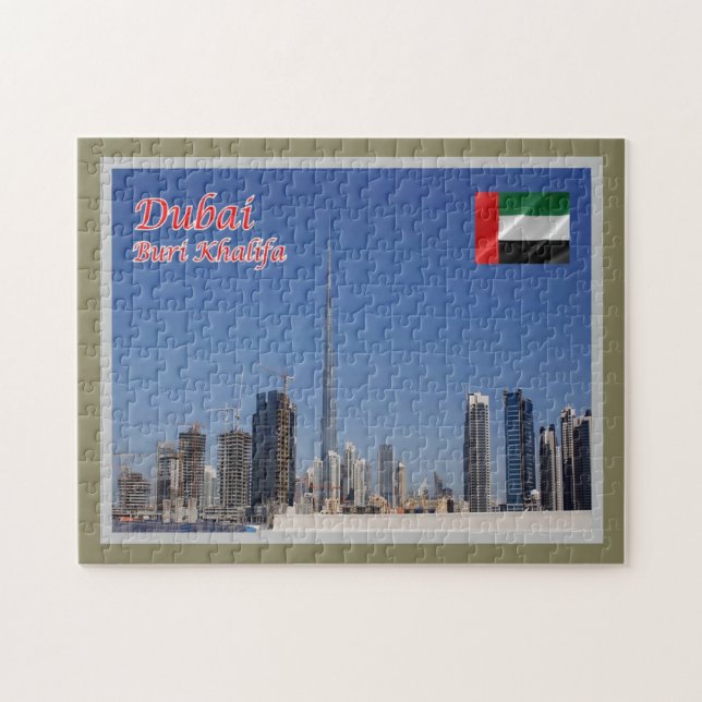 Dubai - Burj Khalifa - Der höchste Wolkenkratzer - Puzzle (Horizontal)