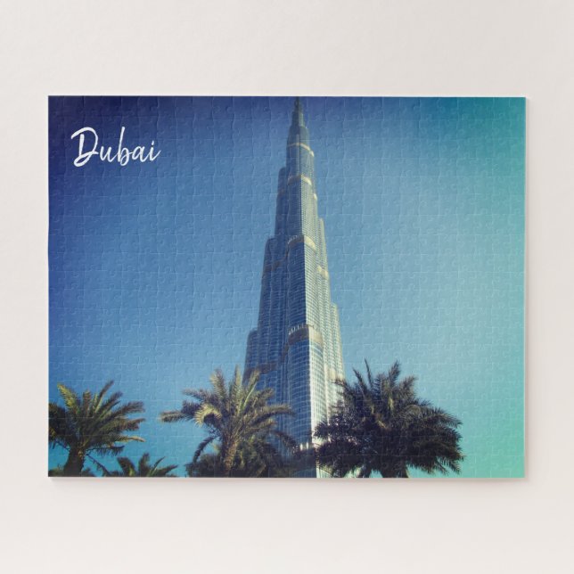 Dubai burj khalifa palms puzzle (Horizontal)