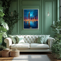 Dubai Dreams - Illuminierte Skyline Reflections