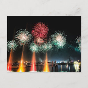 Dubai-Feuerwerk Postkarte