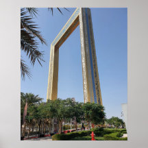 Dubai Frame Gebäude mit Sitz in Zabeel Park