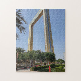 Dubai Frame Gebäude mit Sitz in Zabeel Park Puzzle