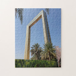 Dubai Frame Gebäude mit Sitz in Zabeel Park Puzzle