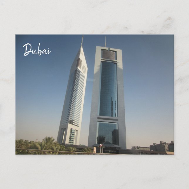 dubai Gebäude Postkarte (Vorderseite)