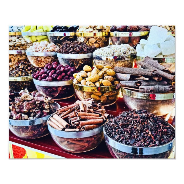 Dubai Gewürz Souk Fotodruck (Vorne)