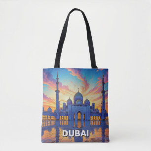 Dubai Große Moschee UAE Sonnenuntergang
