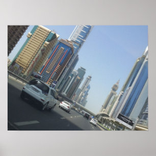 Dubai hoch, UAE Poster