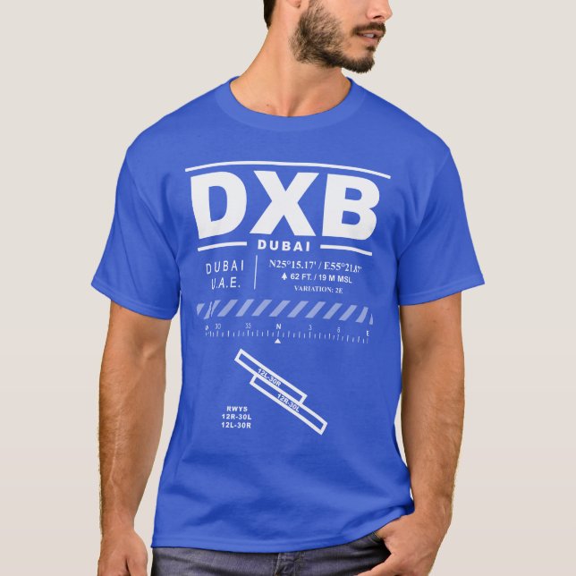 Dubai International Airport DXB T - Shirt (Vorderseite)