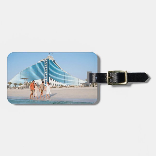 Dubai Jumeirah Gepäckanhänger (Vorderseite horizontal)